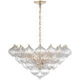 Featuring Caselli 36" Basket Chandelier Gild by Visual Comfort at Amethyst Home. Caselli 36" Basket Chandelier in Gild with Clear Glass
Overall Dimensions: 35.75" L x 35.75" W x 19.25" HWeight: 42 lbs.. Amethyst Home provides interior design, new construction, custom furniture, and area rugs in the Monterey metro area
