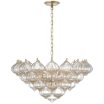 Featuring Caselli 36" Basket Chandelier Hand-Rubbed Antique Brass by Visual Comfort at Amethyst Home. Caselli 36" Basket Chandelier in Gild with Clear Glass
Overall Dimensions: 35.75" L x 35.75" W x 19.25" HWeight: 42 lbs.. Amethyst Home provides interior design, new construction, custom furniture, and area rugs in the Alpharetta metro area