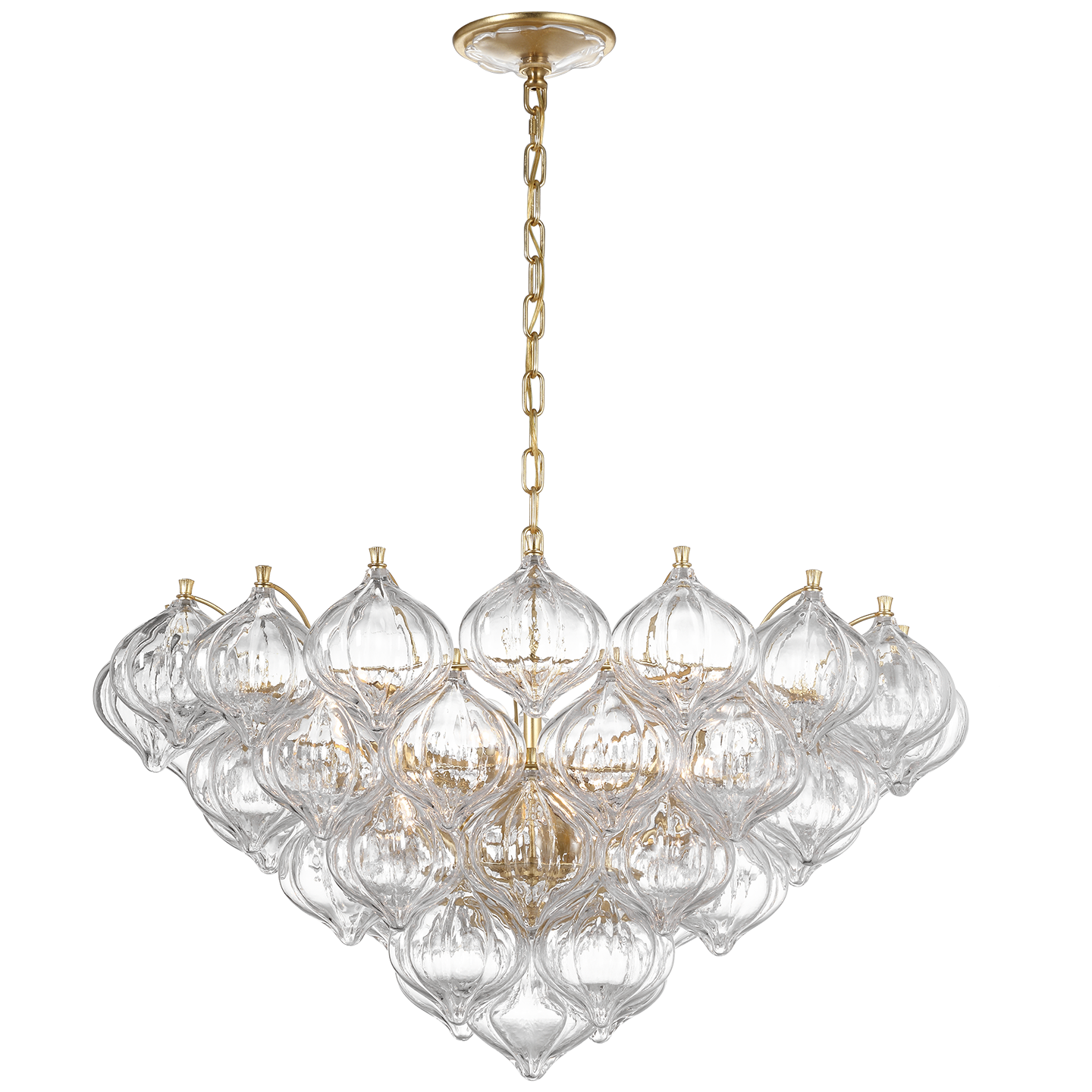 Featuring Caselli 36" Basket Chandelier Hand-Rubbed Antique Brass by Visual Comfort at Amethyst Home. Caselli 36" Basket Chandelier in Gild with Clear Glass
Overall Dimensions: 35.75" L x 35.75" W x 19.25" HWeight: 42 lbs.. Amethyst Home provides interior design, new construction, custom furniture, and area rugs in the Los Angeles metro area