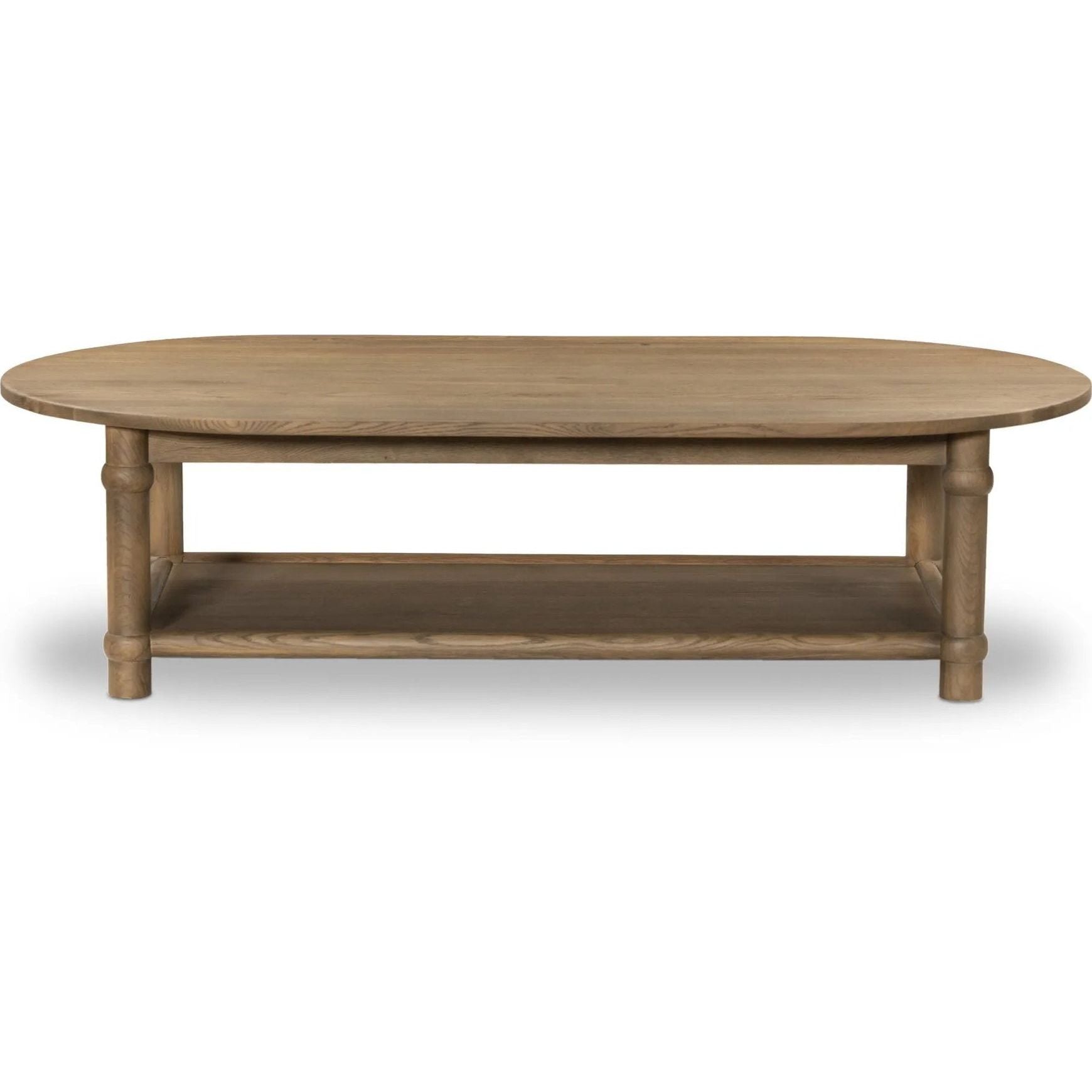 Charnes Warm Natural Oak Coffee Table  Four Hands