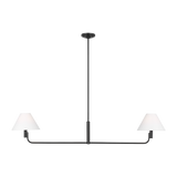 Featuring Colfax Medium Linear Chandelier Aged Iron by Visual Comfort at Amethyst Home. Elevate your space with the Colfax Medium Linear Chandelier. Its sleek, aged iron design exudes sophistication, while providing ample lighting with its multiple bulbs. Perfect for adding a touch of luxury to any room.
Overall Dimensions: 54.5" L x 54.5" W x 11.125" H. Amethyst Home provides interior design, new construction, custom furniture, and area rugs in the Omaha metro area