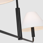 Featuring Colfax Medium Linear Chandelier Aged Iron by Visual Comfort at Amethyst Home. Elevate your space with the Colfax Medium Linear Chandelier. Its sleek, aged iron design exudes sophistication, while providing ample lighting with its multiple bulbs. Perfect for adding a touch of luxury to any room.
Overall Dimensions: 54.5" L x 54.5" W x 11.125" H. Amethyst Home provides interior design, new construction, custom furniture, and area rugs in the Winter Garden metro area