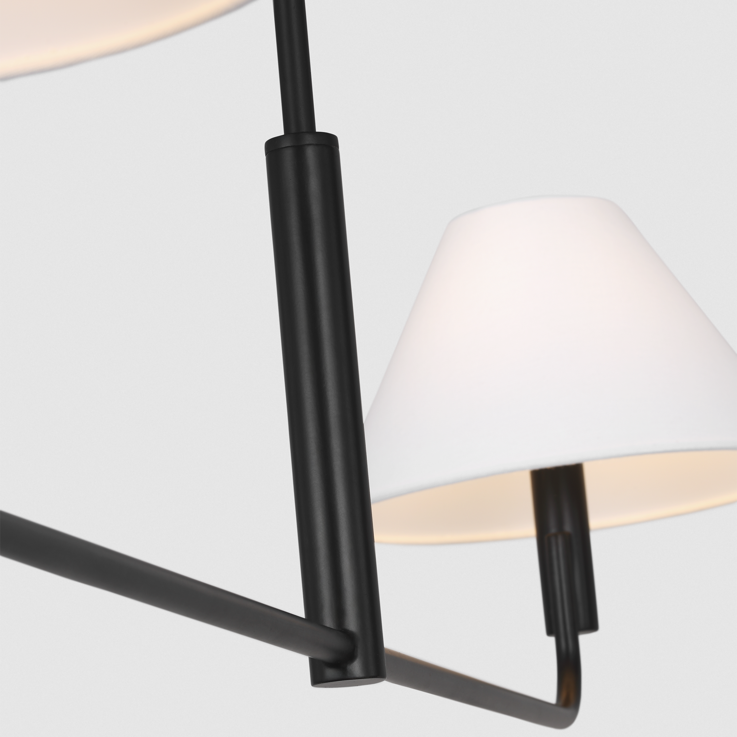 Featuring Colfax Medium Linear Chandelier Aged Iron by Visual Comfort at Amethyst Home. Elevate your space with the Colfax Medium Linear Chandelier. Its sleek, aged iron design exudes sophistication, while providing ample lighting with its multiple bulbs. Perfect for adding a touch of luxury to any room.
Overall Dimensions: 54.5" L x 54.5" W x 11.125" H. Amethyst Home provides interior design, new construction, custom furniture, and area rugs in the Winter Garden metro area