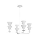 Featuring Cornet Large Chandelier Cast Plaster by Visual Comfort at Amethyst Home. Introducing our Cornet Large Chandelier, a statement piece for any luxurious space. Crafted from cast plaster, this chandelier exudes sophistication and elegance. With its intricate design and flawless construction, it will add an artistic touch to any room. Elevate your home decor with this exquisite. Amethyst Home provides interior design, new construction, custom furniture, and area rugs in the Seattle metro area