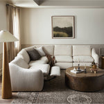 Featuring Crawford Antigo Natural Power Recliner 5-Piece Sectional Sofa by Four Hands at Amethyst Home. A fresh take on the classic recliner sectional. Customize your comfort level with the push of hidden buttons with pieces in our Power Motion collection. Sculpted in light, versatile high-performance fabric. Performance fabrics are specially created to withstand spills, stai. Amethyst Home provides interior design, new construction, custom furniture, and area rugs in the Salt Lake City metro area