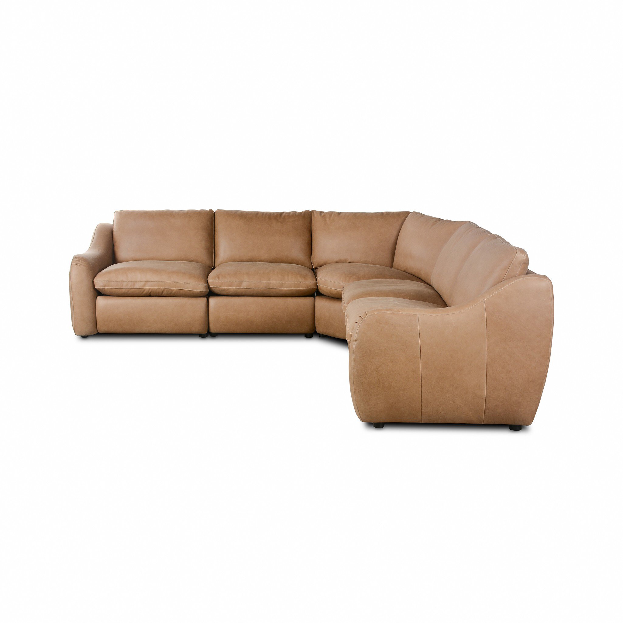 Featuring Crawford Palermo Drift Power Recliner 5-Piece Sectional Sofa by Four Hands at Amethyst Home. A fresh take on the classic recliner sectional. Customize your comfort level with the push of hidden buttons with pieces in our Power Motion collection. Made from caramel top-grain leather. Includes 9'5" power cord. There is a six-motor maximum per power outlet. Each motor comes. Amethyst Home provides interior design, new construction, custom furniture, and area rugs in the Des Moines metro area