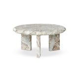 Dakota Nesting Coffee Table - Creamy Taupe Marble Solid
