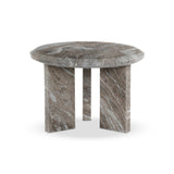 Dakota Nesting Coffee Table - Dark Taupe Marble Solid