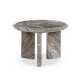 Dakota Nesting Coffee Table - Dark Taupe Marble Solid