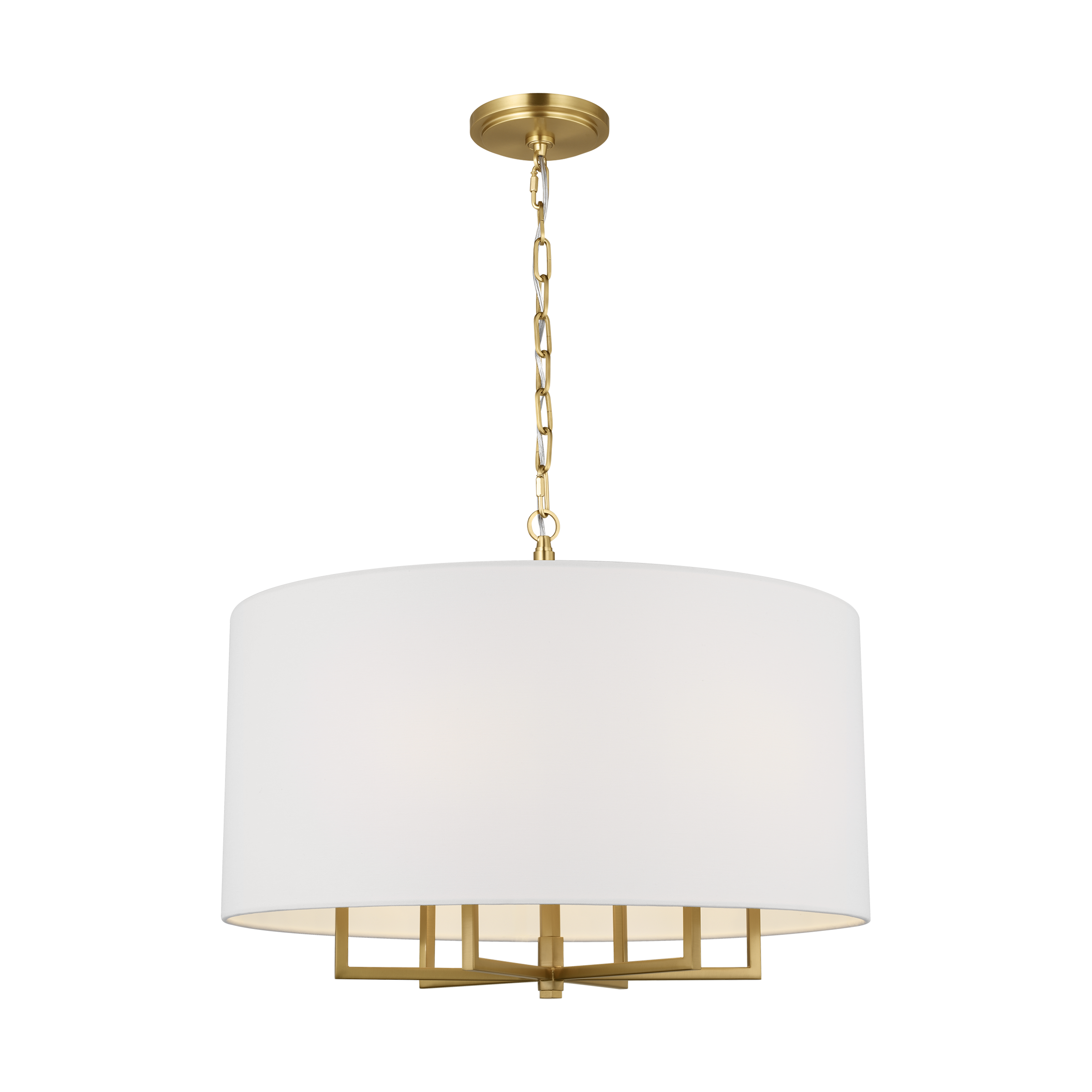 Featuring Danica Large Hanging Shade Burnished Brass by Visual Comfort at Amethyst Home. Illuminate your space with the Danica Large Hanging Shade in Burnished Brass. Crafted with a sophisticated and exclusive design, this luxurious shade adds an elegant touch to any room. With its premium materials and timeless charm, it is the perfect addition to your home decor collection.. Amethyst Home provides interior design, new construction, custom furniture, and area rugs in the Kansas City metro area