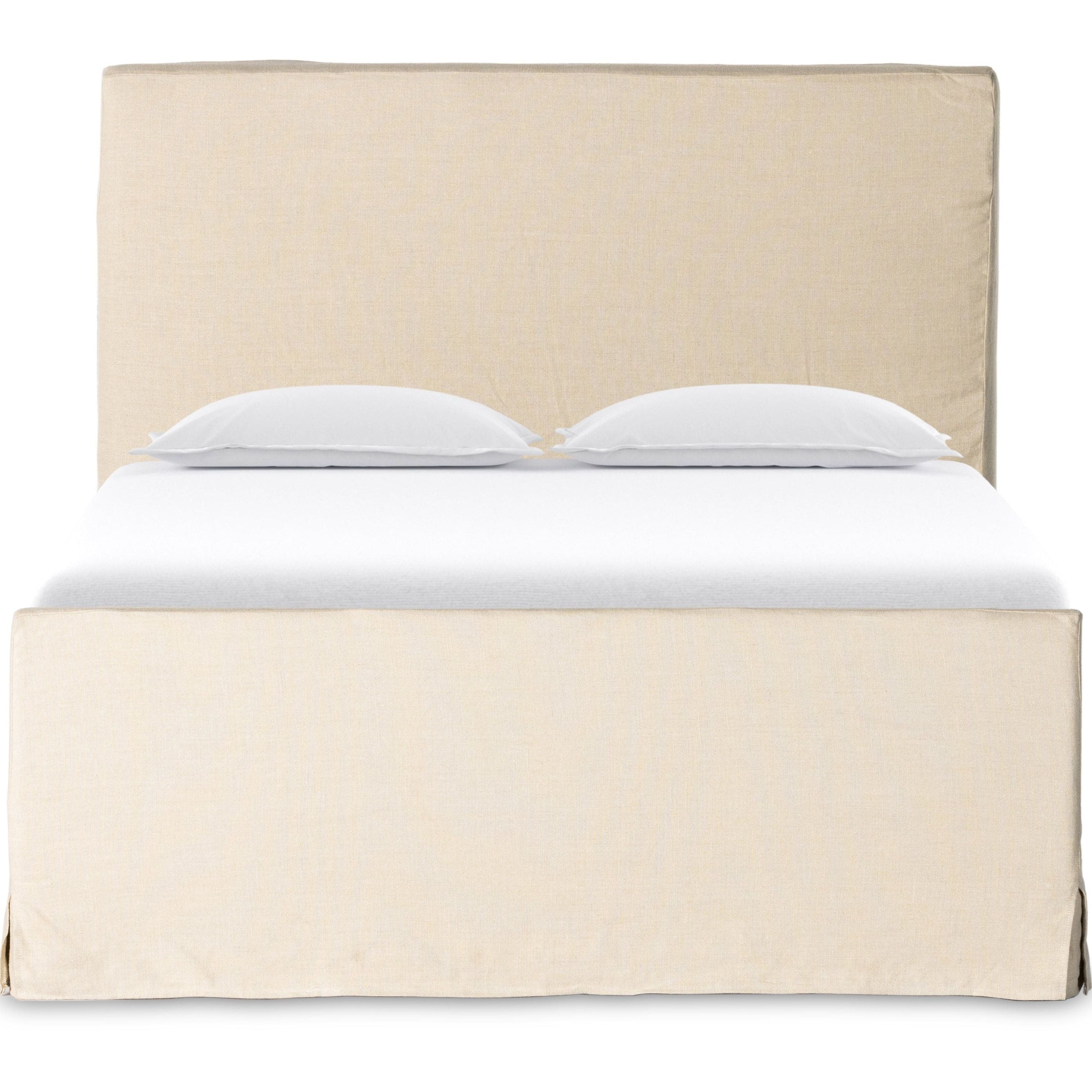 Featuring Daphne Natural Slipcover Bed by Four Hands at Amethyst Home. Slipcovered bed upholstered in sustainably made Belgian Linenâ„¢. Naturally durable and soft to the touch, Libecoâ„¢-sourced linens are artisan-made and free of toxic chemicals. Slipcovered styles are fully removable and machine-washable for easy care.
Overall Dimensions: 67"W x 90"L x 60"HColors: Brussels . Amethyst Home provides interior design, new construction, custom furniture and area rugs in the Salt Lake City metro area