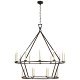 Featuring Darlana Extra Large Two-Tier Chandelier Aged Iron by Visual Comfort at Amethyst Home. Elevate your space with the Darlana Extra Large Two-Tier Chandelier. This exquisite statement piece features a captivating aged iron finish that exudes luxury. Its two-tier design adds depth and grandeur to any room, making it the perfect addition to your home. Illuminate your space in. Amethyst Home provides interior design, new construction, custom furniture, and area rugs in the Scottsdale metro area