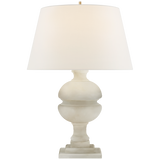 Featuring Desmond Table Lamp Alabaster by Visual Comfort at Amethyst Home. Illuminate your space with the sophisticated Desmond Table Lamp, crafted from luxurious alabaster. This premium lamp exudes elegance and brings a touch of exclusivity to any room. Let its warm light and tasteful design elevate your decor to new heights.
Overall Dimensions: 18" L x  18" W x 26" HWeight: 35 . Amethyst Home provides interior design, new construction, custom furniture, and area rugs in the Alpharetta metro area