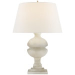 Featuring Desmond Table Lamp Alabaster by Visual Comfort at Amethyst Home. Illuminate your space with the sophisticated Desmond Table Lamp, crafted from luxurious alabaster. This premium lamp exudes elegance and brings a touch of exclusivity to any room. Let its warm light and tasteful design elevate your decor to new heights.
Overall Dimensions: 18" L x  18" W x 26" HWeight: 35 lb. Amethyst Home provides interior design, new construction, custom furniture, and area rugs in the Portland metro area
