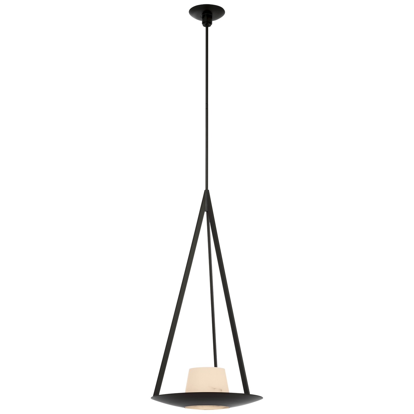 Featuring Divina 20" Pendant Modern Iron by Visual Comfort at Amethyst Home. Add an elegant touch to your home with the Divina 20" Pendant. This modern iron pendant is both sophisticated and exclusive, elevating any room's style. With its sleek design and premium materials, it will make a statement in any space. Gracefully illuminate your home with this luxurious pendant.
Overal. Amethyst Home provides interior design, new construction, custom furniture, and area rugs in the Kansas City metro area