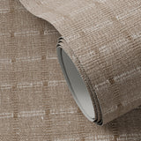 Dobby Grasscloth Wallpaper by FH Art Studio - Ecru