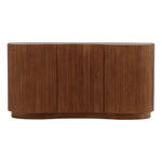 Featuring Carlton Sideboard by Dovetail at Amethyst Home. The Carlton Sideboard exudes sophisticated elegance with its sleek design and rich wood finish. With ample storage space and a timeless aesthetic, it is the perfect addition to any luxurious dining room. 
Overall Dimensions: 20" L x 68" W x 34" H. Amethyst Home provides interior design, new home construction design consulting, vintage area rugs, and lighting in the Des Moines metro area.