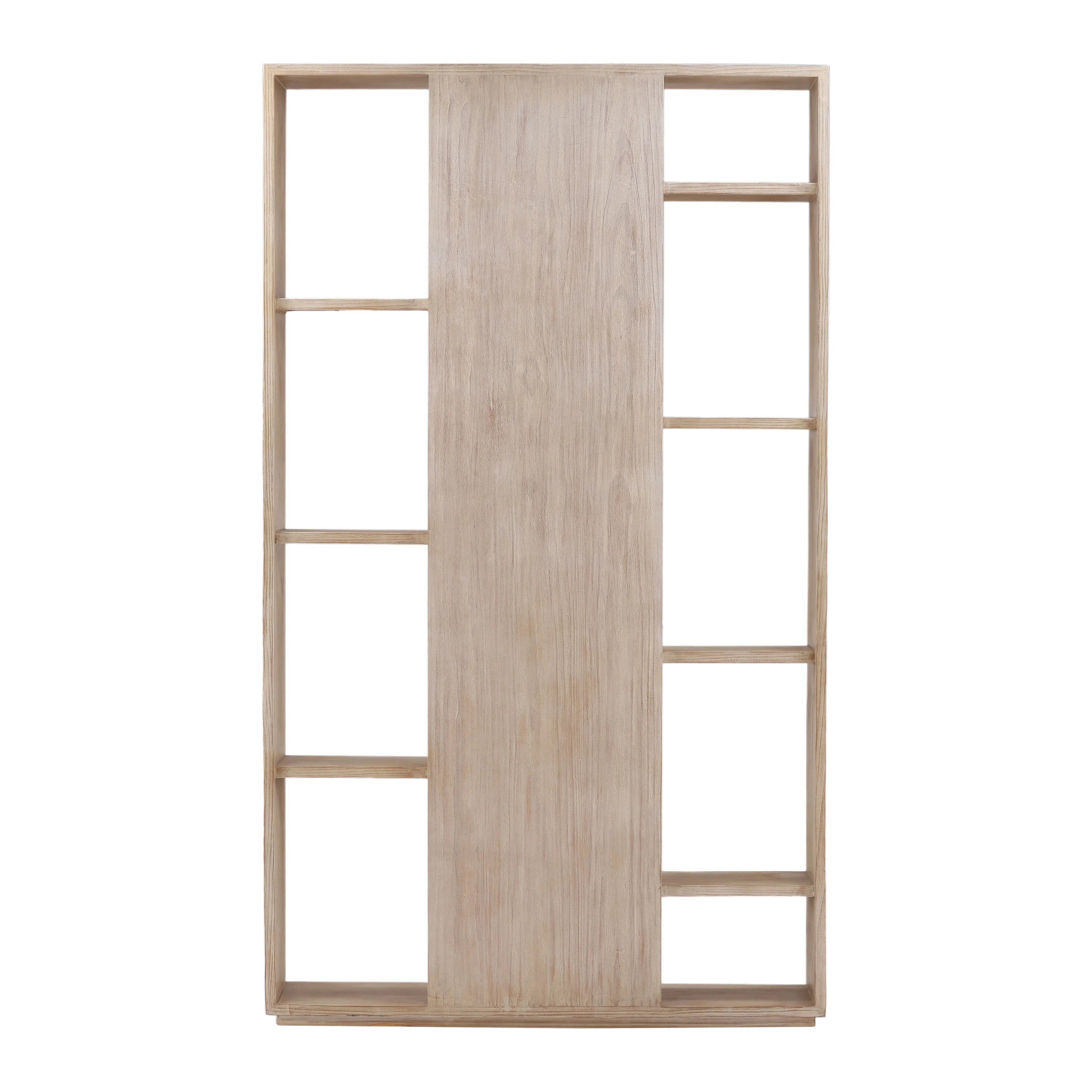 Featuring Esteban Bookcase by Dovetail at Amethyst Home. This bookcase, named after its designer Esteban, combines style and functionality. With sturdy shelves and a sleek design, it's perfect for organizing and displaying books and other items. Made with high-quality materials, it's built to last and will elevate any room's décor.
Overall Dimensions: 13". Amethyst Home provides interior design, new home construction design consulting, vintage area rugs, and lighting in the Los Angeles metro area.