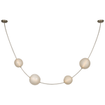 Featuring Dune Belted Light Ash Suede and Mottled Brass by Visual Comfort at Amethyst Home. Dune Belted Light in Russet Suede and Mottled Brass with Fizzy Nude Glass
Overall Dimensions: 58.5" L x 58.5" W x 72.75" H
Weight: 21 lbs.. Amethyst Home provides interior design, new construction, custom furniture, and area rugs in the Calabasas metro area