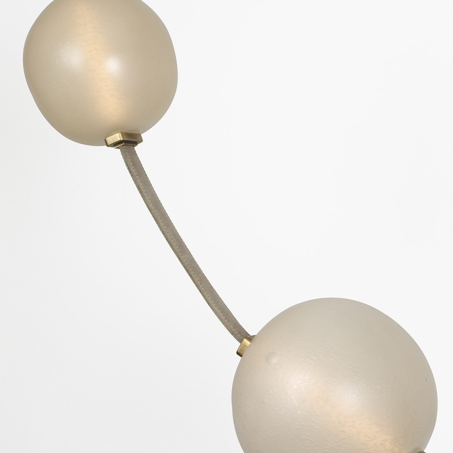 Featuring Dune Belted Light Ash Suede and Mottled Brass by Visual Comfort at Amethyst Home. Dune Belted Light in Russet Suede and Mottled Brass with Fizzy Nude Glass
Overall Dimensions: 58.5" L x 58.5" W x 72.75" H
Weight: 21 lbs.. Amethyst Home provides interior design, new construction, custom furniture, and area rugs in the Los Angeles metro area