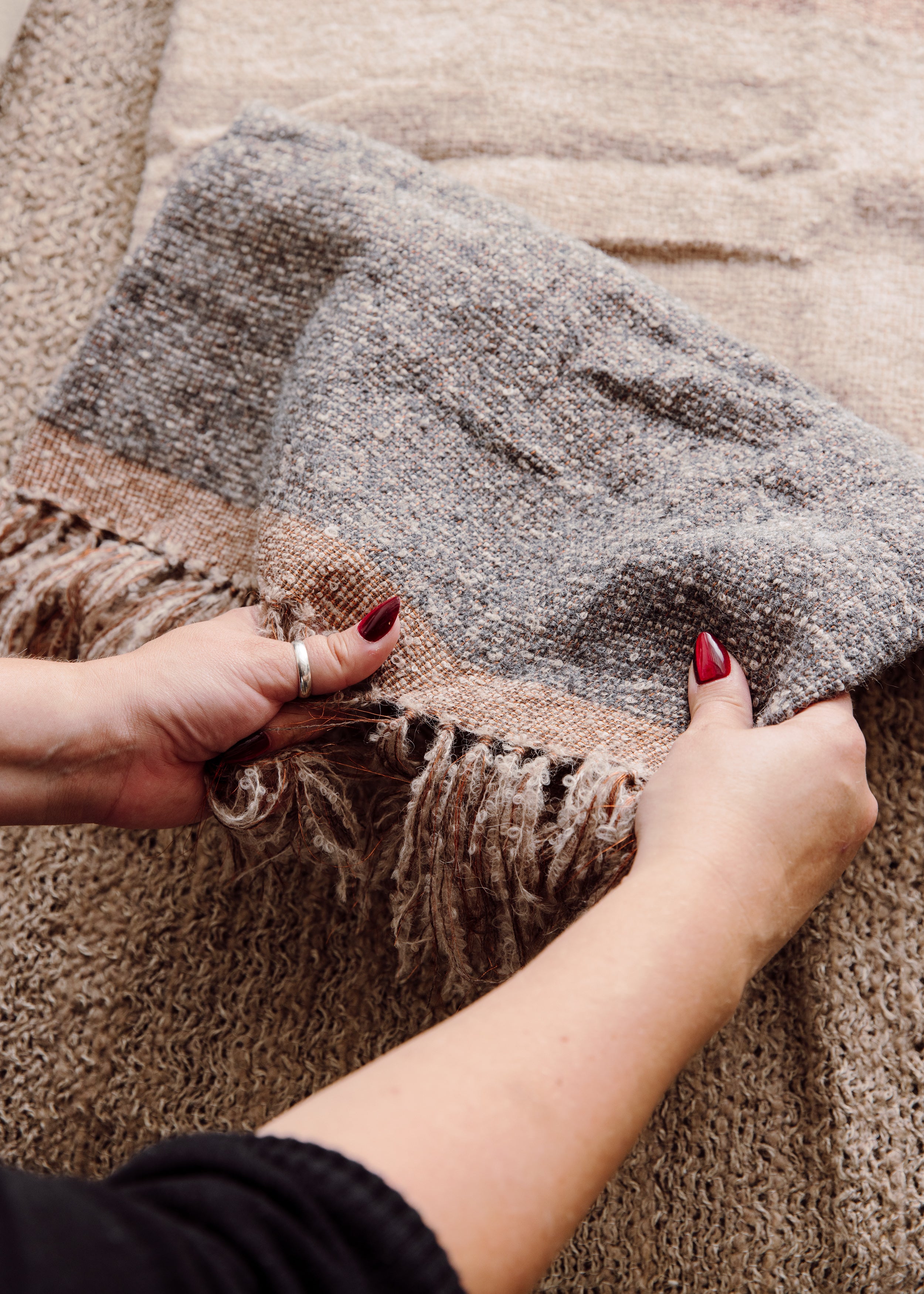 Chris Loves Julia × Loloi Scottie Ivory / Grey Rug | Amethyst Home