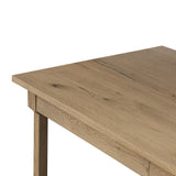 Edison Dining Table - Worn Oak - Worn Oak Veneer