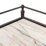 Eisen Nightstand - Striated Marble