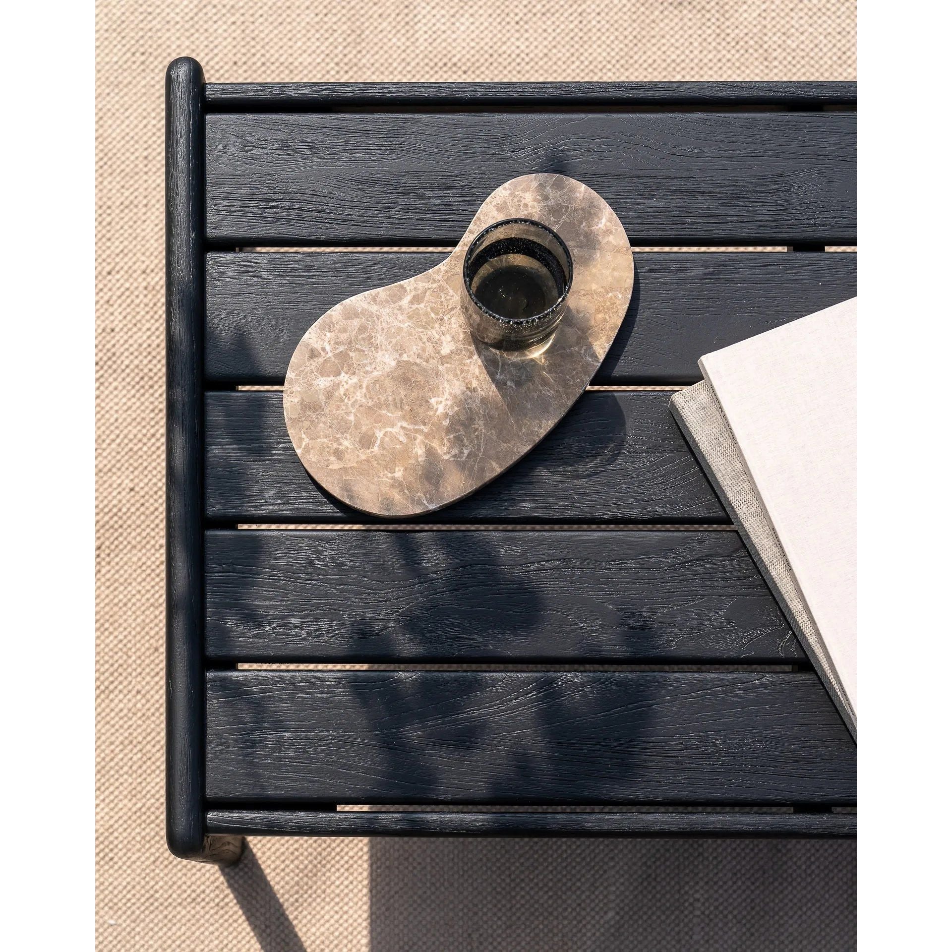 Featuring Jack Teak Black Outdoor Coffee Table by Ethnicraft at Amethyst Home. Alluring from every angle, luxuriant shapes and curves form the basis of the Jack collection. Designed to attract attention with the same clean and classic lines, place the Jack coffee table as a single item or arranged together in a composition specific to your needs.Brushed :. Amethyst Home provides interior design, new home construction design consulting, vintage area rugs, and lighting in the Kansas City metro area.