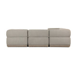 Evander Outdoor 5 Pc Sectional - Ramiro Ecru