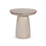 Evara End Table - Natural White Neem | shipping 09/25/2026