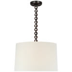 Featuring Evelyn 19" Hanging Shade Bronze and Natural Oak by Visual Comfort at Amethyst Home. Elevate your space with our Evelyn 19" Hanging Shade in Bronze and Natural Oak. A sleek and modern design that brings warm and natural light to any room. Transform your home into a sophisticated oasis with this exquisite and exclusive addition.
Overall Dimensions: 19" L x 19" W x 13.5" . Amethyst Home provides interior design, new construction, custom furniture, and area rugs in the Kansas City metro area