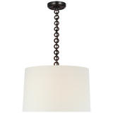 Featuring Evelyn 19" Hanging Shade Bronze and Natural Oak by Visual Comfort at Amethyst Home. Elevate your space with our Evelyn 19" Hanging Shade in Bronze and Natural Oak. A sleek and modern design that brings warm and natural light to any room. Transform your home into a sophisticated oasis with this exquisite and exclusive addition.
Overall Dimensions: 19" L x 19" W x 13.5" . Amethyst Home provides interior design, new construction, custom furniture, and area rugs in the Kansas City metro area