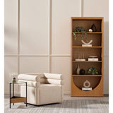 Featuring Evie Hampton Cream Swivel Chair by Four Hands at Amethyst Home. Atop a 360-degree swivel, cleanly shaped seating is upholstered in cream-colored performance fabric, for a sensible spin on modern styling.Overall Dimensions: 32.25"w x 30.00"d x 26.75"hWeight : 87.08 lbsMaterials : 97% Polyester, 2% Viscose (Rayon), 1% Flax/Linen, Poplar Plywood, 100% Polyester. Amethyst Home provides interior design, new construction, custom furniture, and area rugs in the Washington metro area