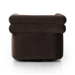 Featuring Evie Surrey Cocoa Swivel Chair by Four Hands at Amethyst Home. Atop a 360-degree swivel, cleanly shaped seating is upholstered in cognac-colored top-grain leather.Overall Dimensions: 32.25"w x 30.00"d x 26.75"hWeight : 87.08 lbsMaterials : 76.8% Cotton, 23.2% Polyester, Poplar Plywood, 100% Polyester. Amethyst Home provides interior design, new construction, custom furniture, and area rugs in the Portland metro area