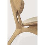 Featuring Eye Off White Oak Lounge Chair by Ethnicraft at Amethyst Home. Beauty is in the eye of the beholder. With sleek, angular, front legs and flowing smooth connections, the Eye lounge chair is a hallmark solid wooden seating design. The curved backrest, reminiscent of a winked eye, inspired the name of the chair. Think subtle elegance with a stylish edge.Weight : 51 lb Dimensio. Amethyst Home provides interior design, new construction, custom furniture, and area rugs in the Dallas metro area