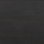 Featuring Ezri Black Oak Sideboard by Four Hands at Amethyst Home. Grain and character variation within a solid oak finish give this sideboard organic visual interest. The carved design and floor-to-top cylinder legs give a primitive look that balances the movement of the wood pattern.Overall Dimensions: 98.00"w x 18.00"d x 34.00"hWeight : 245.38 lbsMaterials : Solid Oak. Amethyst Home provides interior design, new construction, custom furniture, and area rugs in the Newport Beach metro area