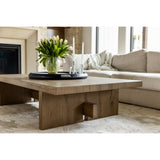 Isaac Rubbed Light Oak Coffee Table