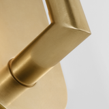 Featuring Fielle Small Sconce Hand Rubbed Antique Brass by Visual Comfort at Amethyst Home. The Fielle series by Kelly Wearstler is a clever design fitted with integrated LED technology with a seriously pared-down profile. Featuring minimalist silhouettes with modern design details, the distinctive Fielle series offers a versatile range of lighting, including sconces, table and fl. Amethyst Home provides interior design, new construction, custom furniture, and area rugs in the Nashville metro area