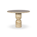 Figueroa Dining Table - Light Beige Travertine | shipping 09/25/2026