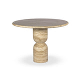 Figueroa Dining Table - Light Beige Travertine | shipping 09/25/2026