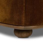 As enthusiasts of natural materials at Amethyst, we love the warm modern inspired Bilbury Oval Ottoman - Monte Tobacco. This item pairs well with other brands such as Surya and is perfect for eclectic homes Amethyst Home provides interior design, new home construction design consulting, vintage area rugs, and lighting in the Seattle metro area.