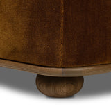 As enthusiasts of natural materials at Amethyst, we love the warm modern inspired Bilbury Oval Ottoman - Monte Tobacco. This item pairs well with other brands such as Surya and is perfect for eclectic homes Amethyst Home provides interior design, new home construction design consulting, vintage area rugs, and lighting in the Seattle metro area.
