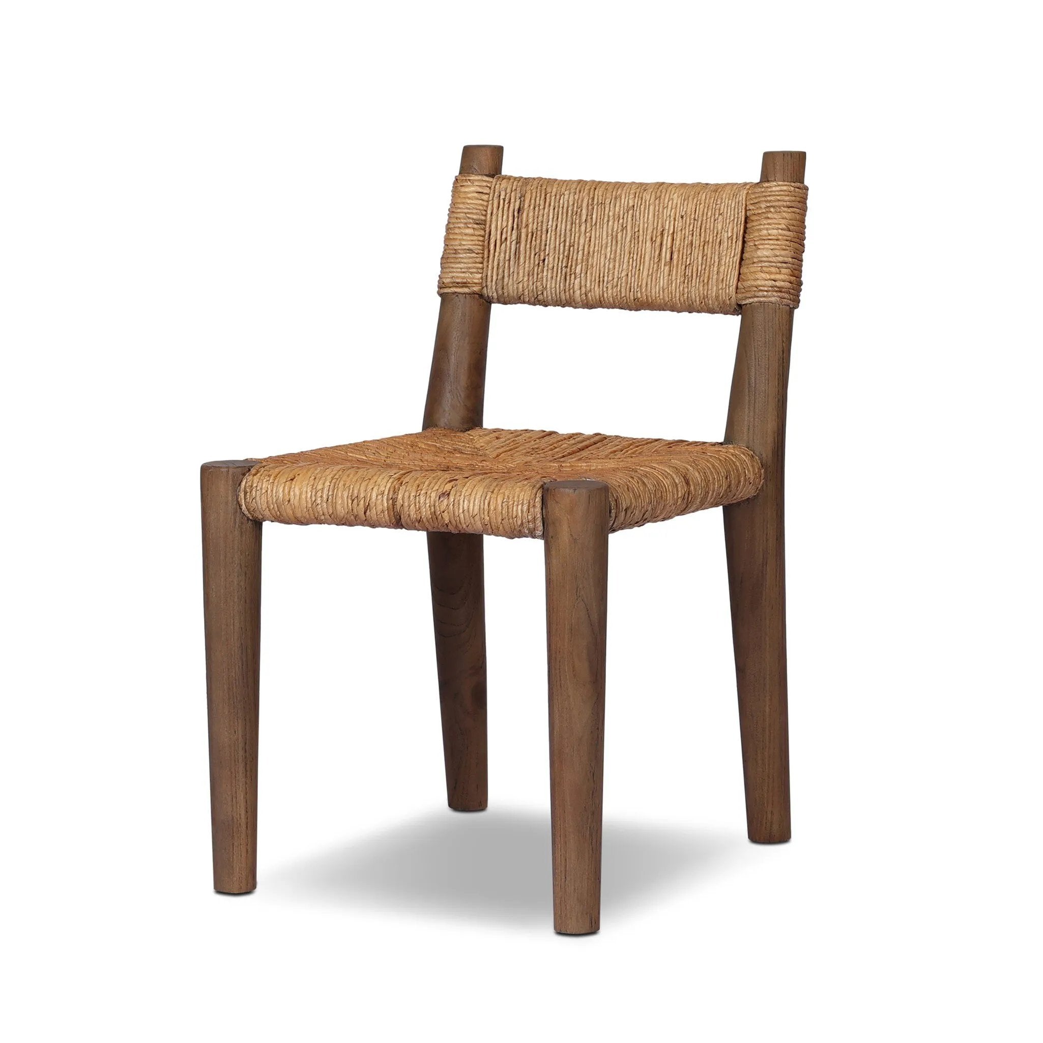 As enthusiasts of organic modern aesthetics at Amethyst, we love the designer inspired Bovard Dining Chair - Stained Toasted Brown. This item pairs well with other brands such as Visual Comfort and is perfect for eclectic homes Amethyst Home provides interior design, new home construction design consulting, vintage area rugs, and lighting in the Omaha metro area.