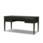 As lovers of luxe style at Amethyst, we love the nature inspired Bush Desk - Distressed Black Oak. This item pairs well with other brands such as Loloi Rugs and is perfect for eclectic homes Amethyst Home provides interior design, new home construction design consulting, vintage area rugs, and lighting in the Houston metro area.