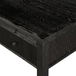 As lovers of luxe style at Amethyst, we love the nature inspired Bush Desk - Distressed Black Oak. This item pairs well with other brands such as Loloi Rugs and is perfect for eclectic homes Amethyst Home provides interior design, new home construction design consulting, vintage area rugs, and lighting in the Newport Beach metro area.