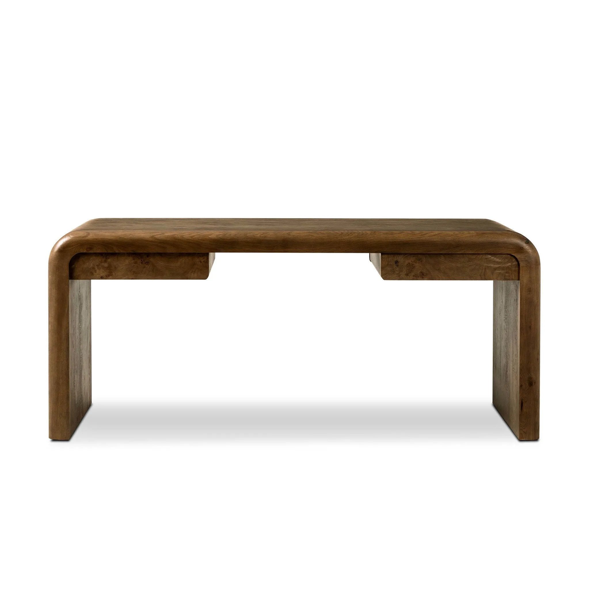 As enthusiasts of organic modern aesthetics at Amethyst, we love the optimistic inspired Daven Desk - Rye Medium Burl Oak Veneer. This item pairs well with other brands such as Ethnicraft and is perfect for modern homes Amethyst Home provides interior design, new home construction design consulting, vintage area rugs, and lighting in the Des Moines metro area.