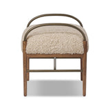 As fans of organic modern design at Amethyst, we love the nature inspired Demi Accent Stool - Beige Shearling. This item pairs well with other brands such as Four Hands and is perfect for modern homes Amethyst Home provides interior design, new home construction design consulting, vintage area rugs, and lighting in the Austin metro area.