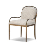 As fans of luxe materials at Amethyst, we love the warm modern inspired Demi Dining Chair - Ivan Stone. This item pairs well with other brands such as Verellen and is perfect for wabi sabi homes Amethyst Home provides interior design, new home construction design consulting, vintage area rugs, and lighting in the Boston metro area.
