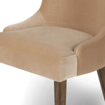 As fans of modern materials at Amethyst, we love the designer inspired Edward Dining Chair - Surrey Taupe. This item pairs well with other brands such as Loloi Rugs and is perfect for color drenched homes Amethyst Home provides interior design, new home construction design consulting, vintage area rugs, and lighting in the Houston metro area.