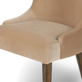 As fans of modern materials at Amethyst, we love the designer inspired Edward Dining Chair - Surrey Taupe. This item pairs well with other brands such as Loloi Rugs and is perfect for color drenched homes Amethyst Home provides interior design, new home construction design consulting, vintage area rugs, and lighting in the Houston metro area.